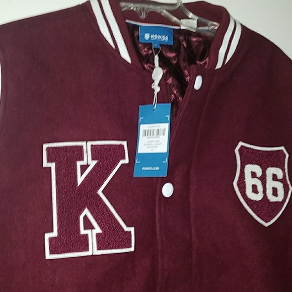 K Swiss Varsity Jacket nwt - Picture 2 of 3